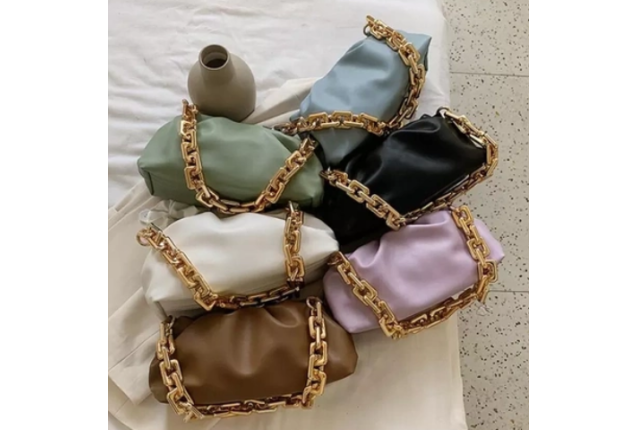 Pleated Tote Handbag - 2021 Fashion