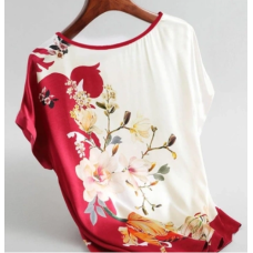 Fashion Floral Print Blouse