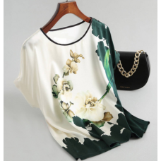 Fashion Floral Print Female Blouse