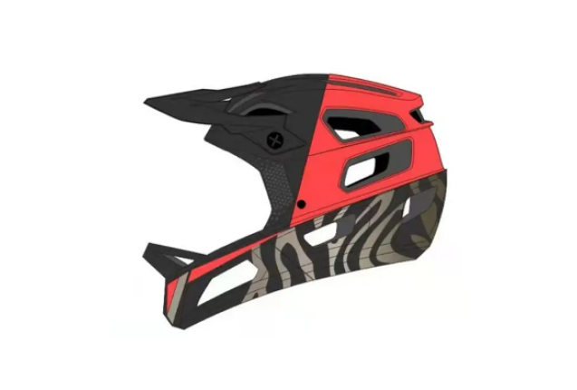 MTB Helmet Full Face for Adults Modern