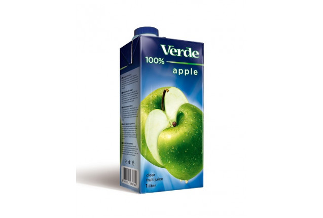 100% apple fruit juice x 12