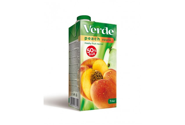 50% fruit peach nectar 1 Liter x 12