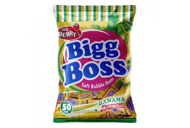 BIGG BOSS Banana Flavour (50 Pieces) x 12