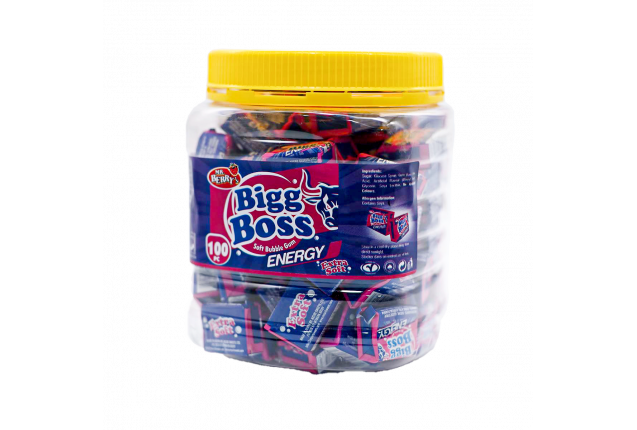 BIGG BOSS Energy Flavour JAR (100 Pieces) x 6