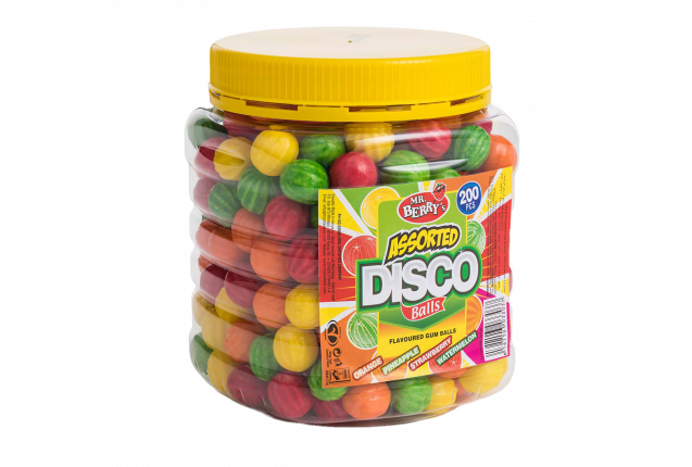 DISCO BALLS Assorted Flavours (200 Pieces) x 12