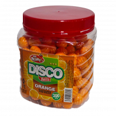 DISCO BALLS Orange Flavour (200 Pieces) x 12