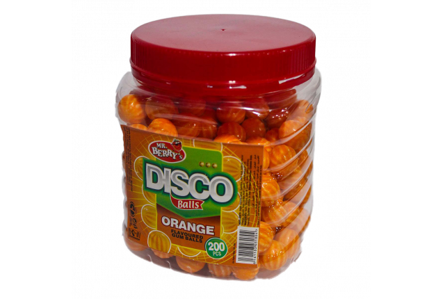 DISCO BALLS Orange Flavour (200 Pieces) x 12