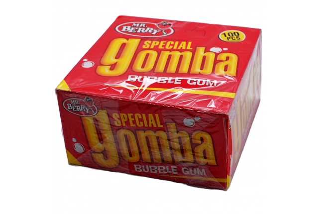 GOMBA Special bubble gum (100 Pieces) x 20