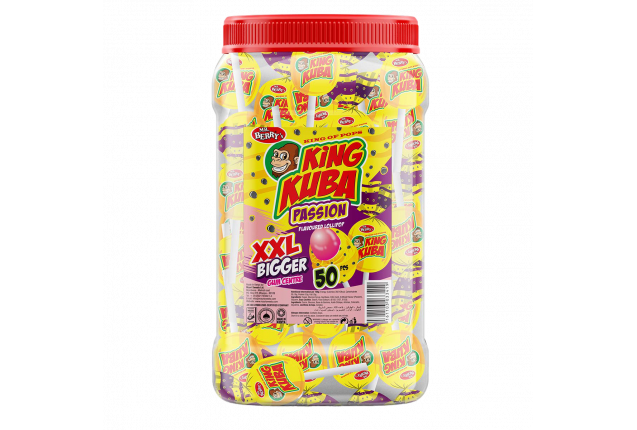 KING KUBA XXL Passion flavoured JAR (50 Pieces) x 6