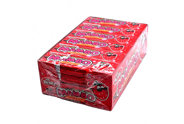 MAMBO Strawberry Flavour (24 Packs) x 12