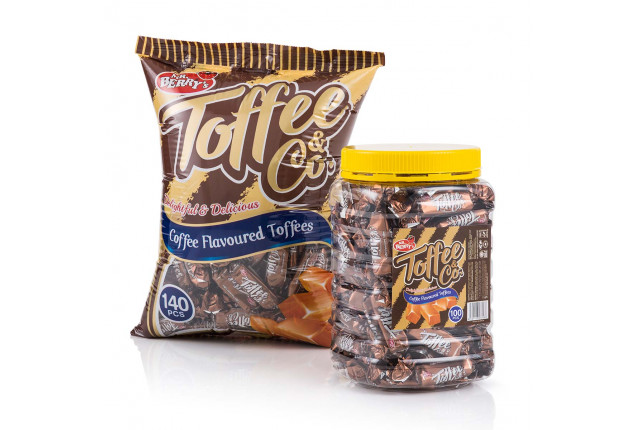 TOFFEE & CO. Coffee Flavour (140 Pieces) x 12