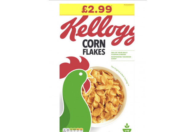 Kelloggs Corn Flakes Cereal 500g x 7