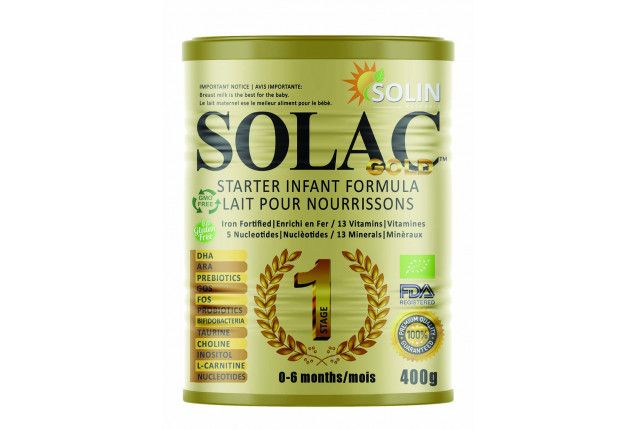SOLAC GOLD INFANT FORMULA - STAGE 1 (0-6 months) x 24