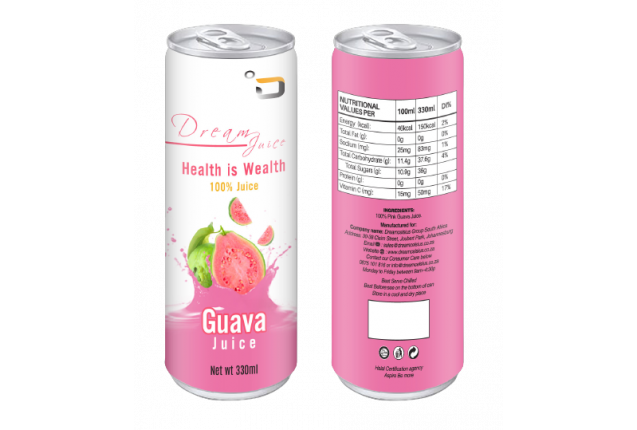 DREAM JUICE® 100%  Guava Fruit Juice x 24