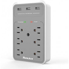 Huntkey 6 AC Outlets Surge Protector x 3