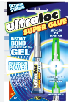 ULTRALOC, Super Glue Gel -3X24