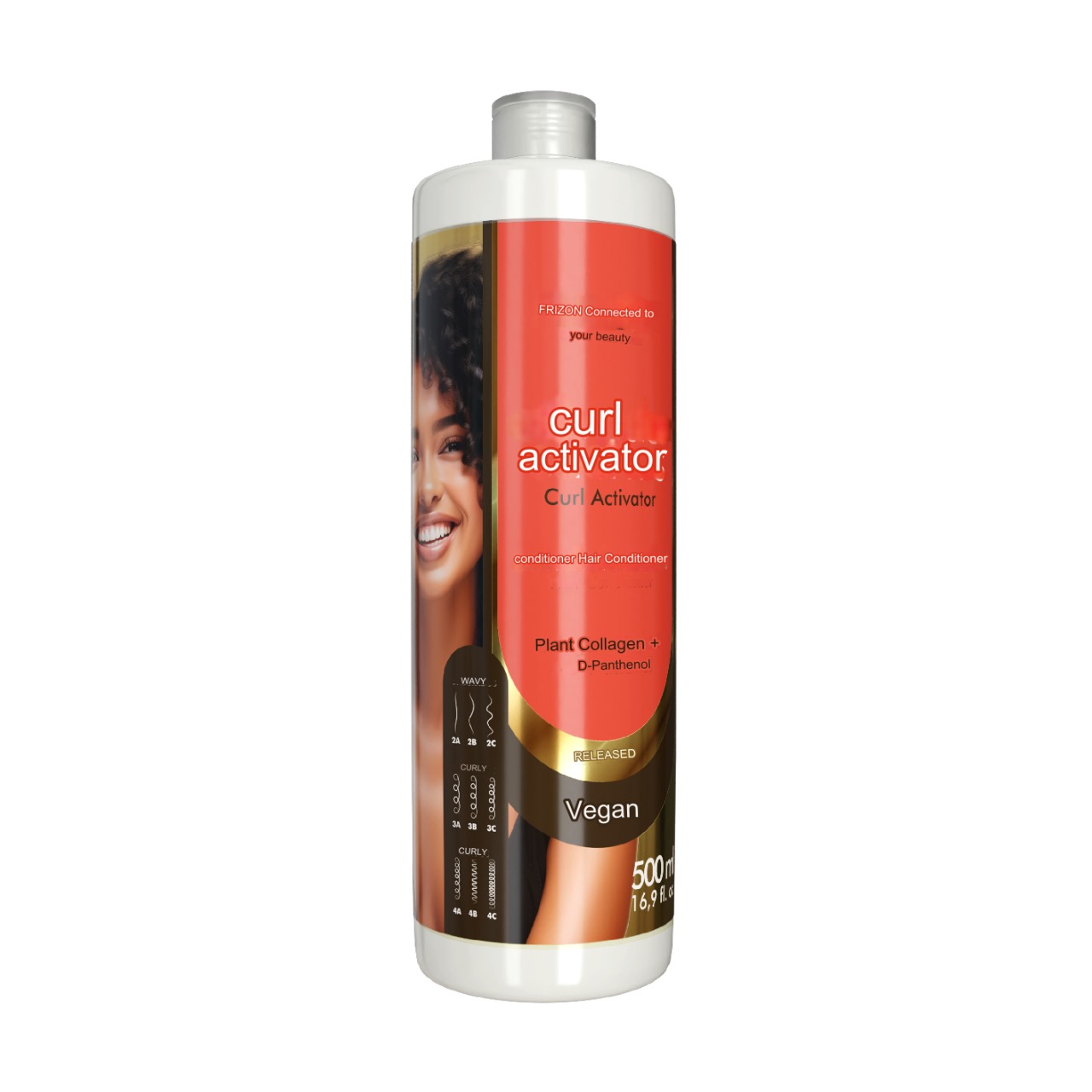 Frizon Conditioner For All Types of Curls- 0.5L x 60