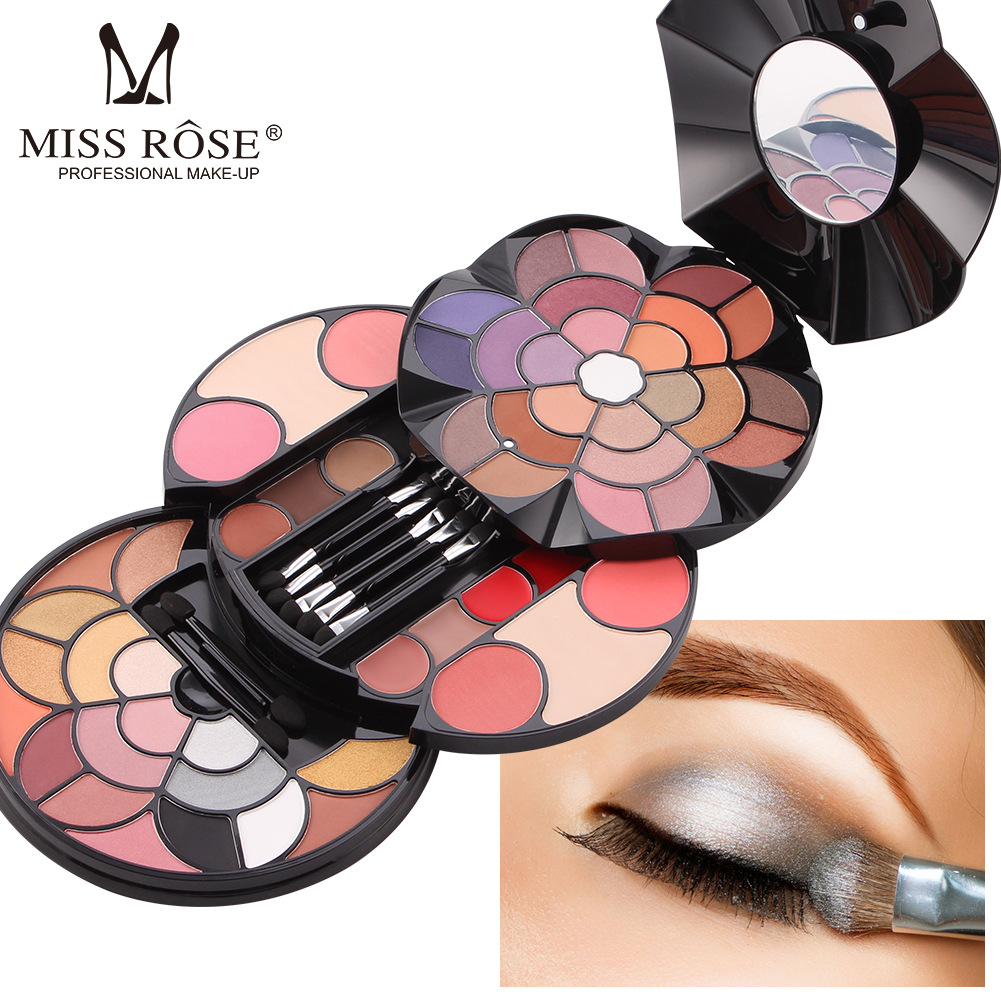 57 Color Petal Makeup Plate Eye Powder Lipstick x 48