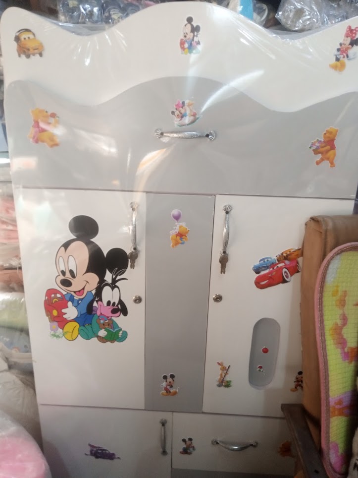 Kids Decorated Wardrobe