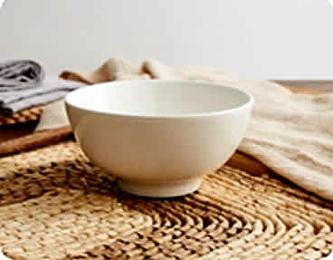 4.5 inch Footed Ceramic Bowl -