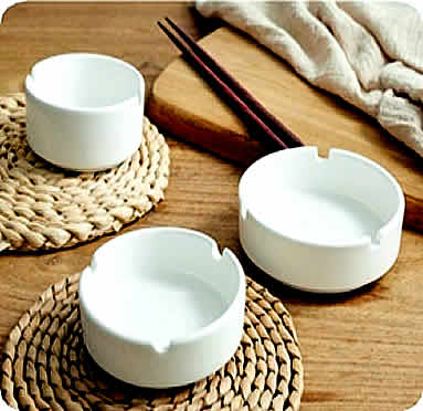 3.5 inch Ceramic Ashtray - Mod
