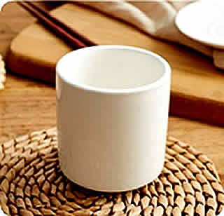 Ceramic Straight Cup - Model W