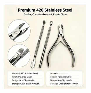3-Piece Cuticle Care Set (Mode