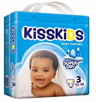 KissKids Super Baby Diapers (E