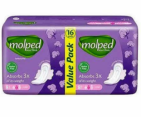 Molped Sanitary Pad by 16