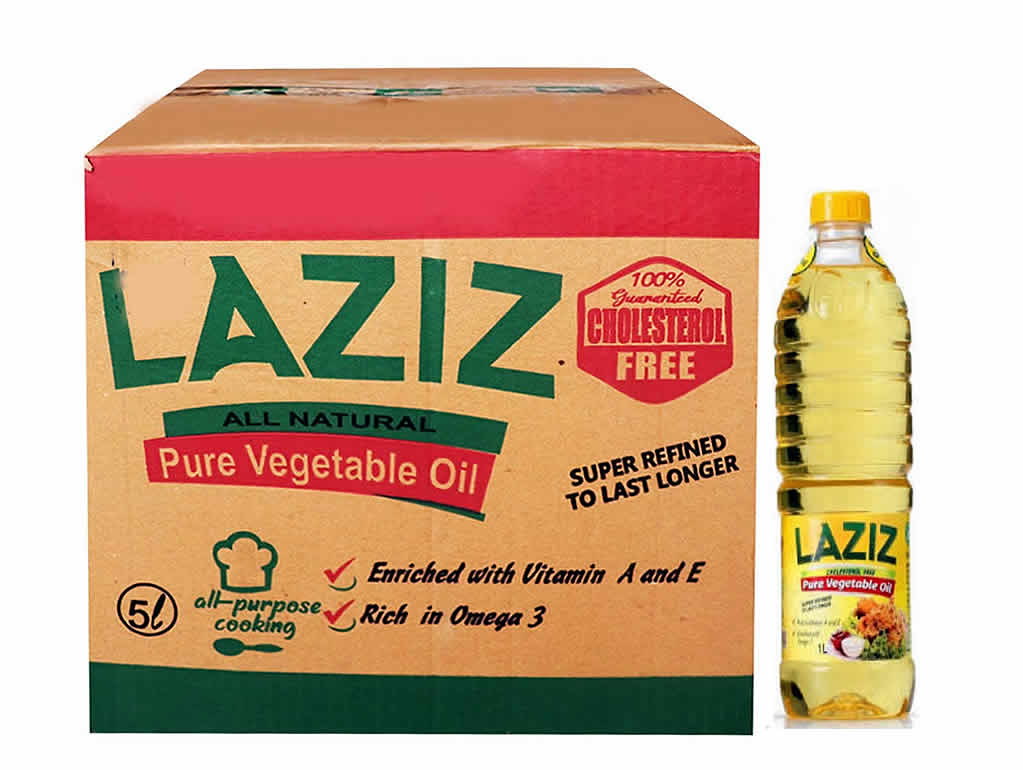 LAZIZ Vegetable Oil (1.6L) x 6