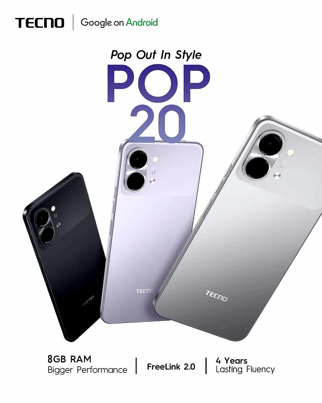 Tecno Pop 20 8GB/128GB