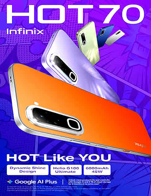 Infinix Hot 70 Smartphone 6GB/