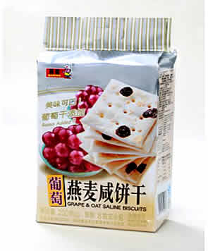 Grape & Oat Saline Biscuit