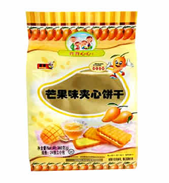 Mango Flavor Cream Sandwich (3