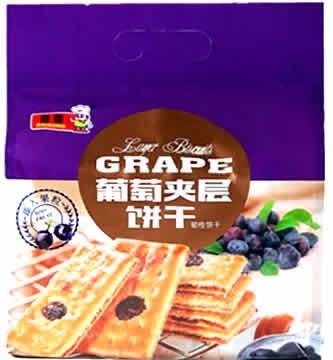 Grape Layer Biscuits (380g) x 