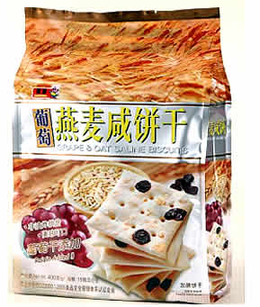 Grape & Oat Saline Biscuit