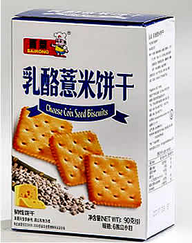 Coix seed Cheese Flavor Biscui