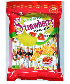 Strawberry Layer Biscuits (500
