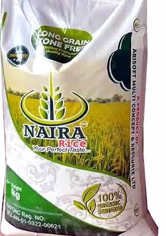 Naira Rice (25.0 kg)