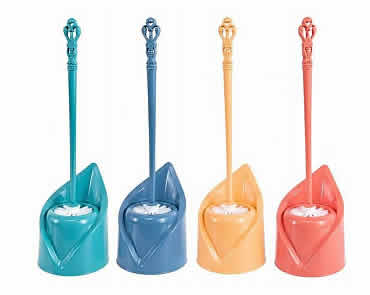 Transparent Toilet Brush Set (