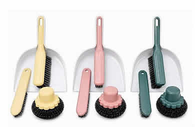 Cleaning Brush Set with Bag (M