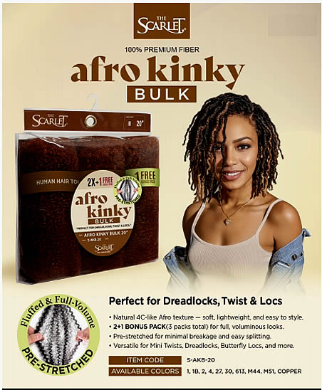 Eve Hair Scarlet Afro Kinky Bu