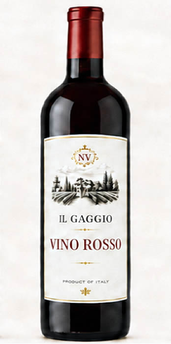 RED WINE SEMISWEET - VINO ROSS