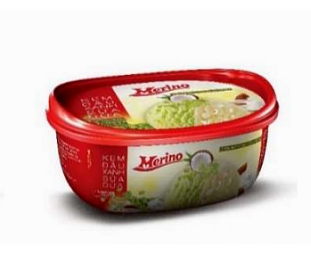 Merino Ice Cream Tub Green Bea