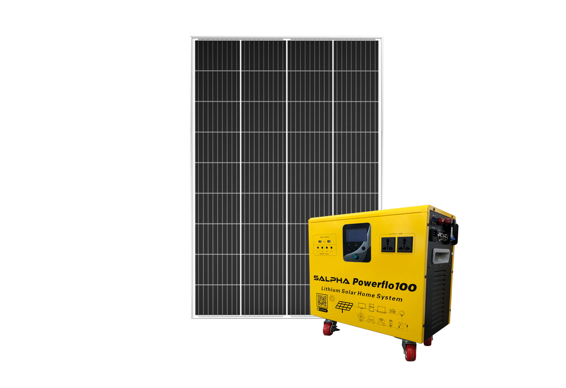 Powerflo100 solar home generator