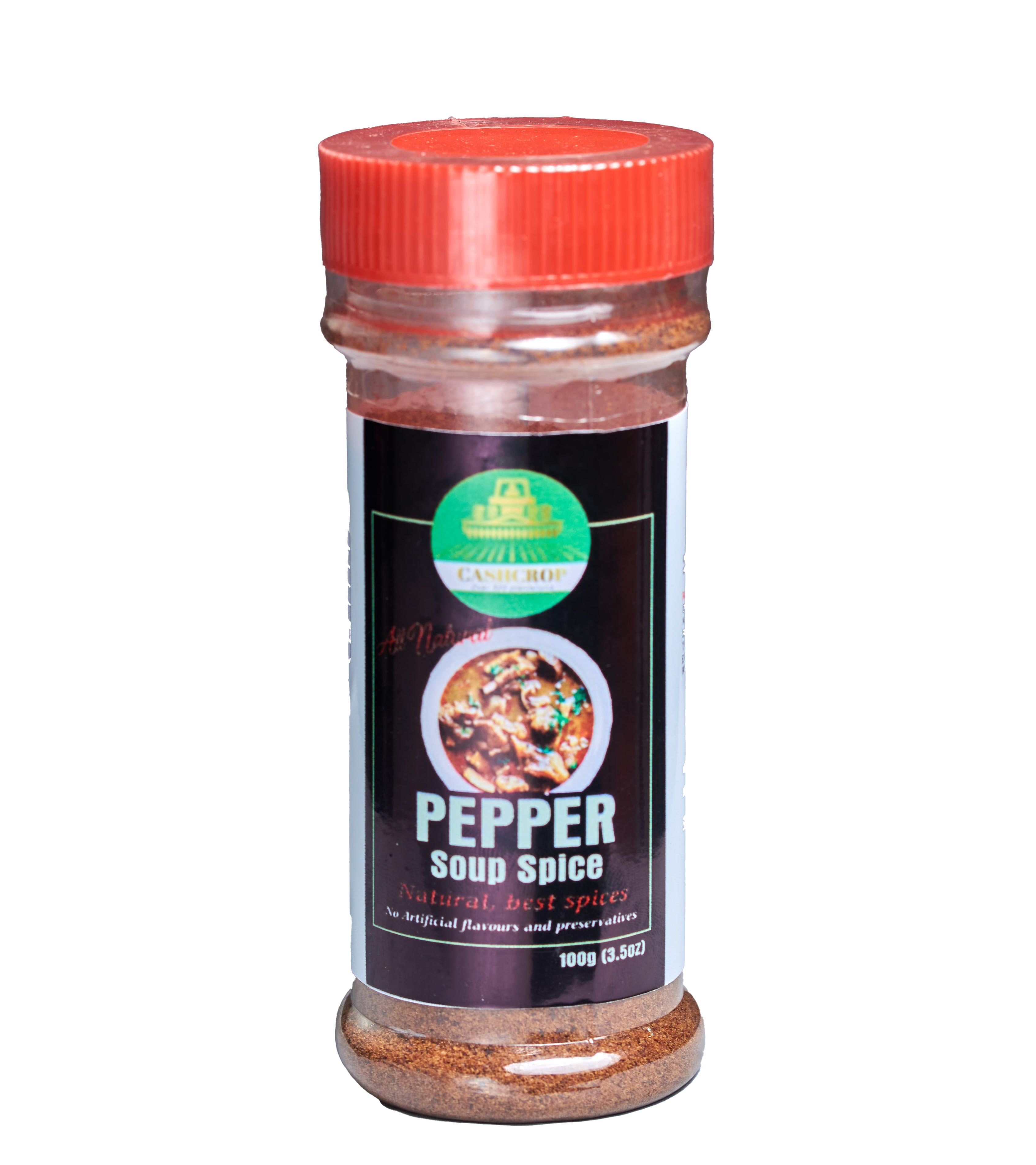 Cashcrop Natural Pure Pepper soup spice x 12