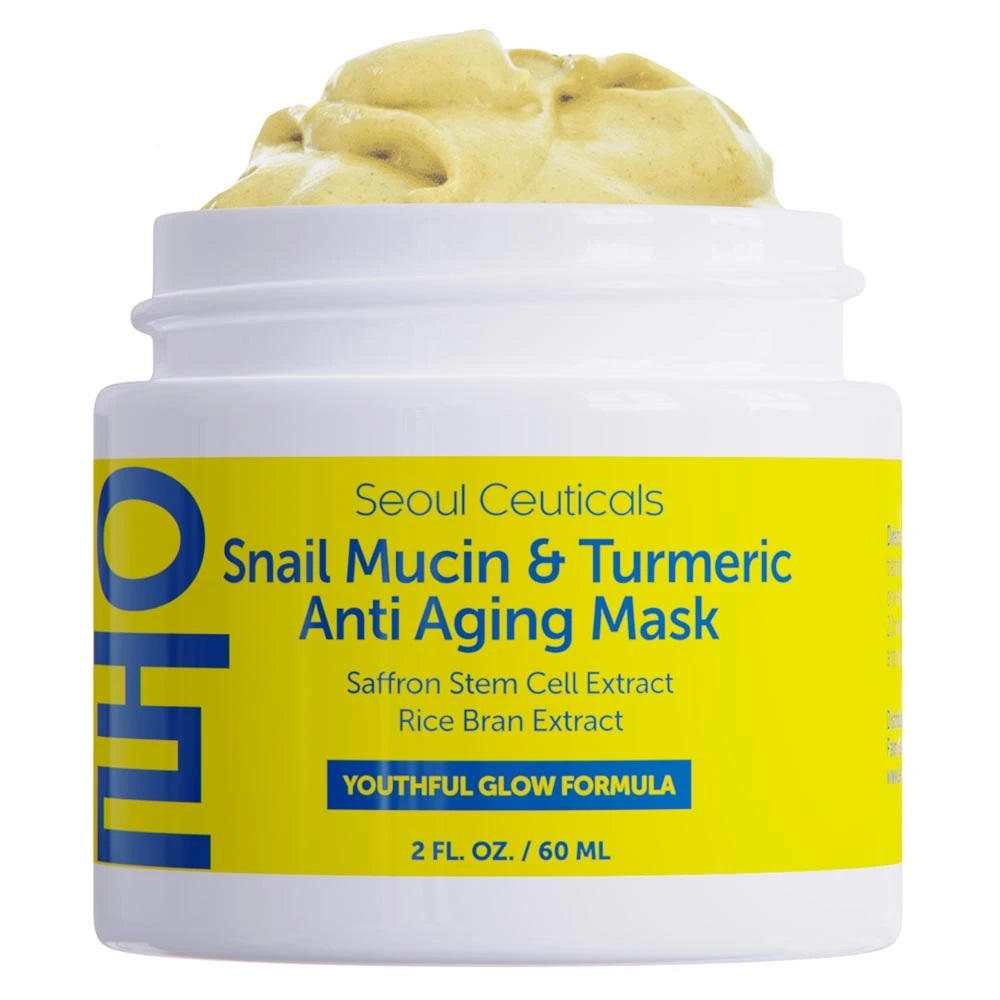 Snail Mucin & Turmeric Anti Aging Mask x 50