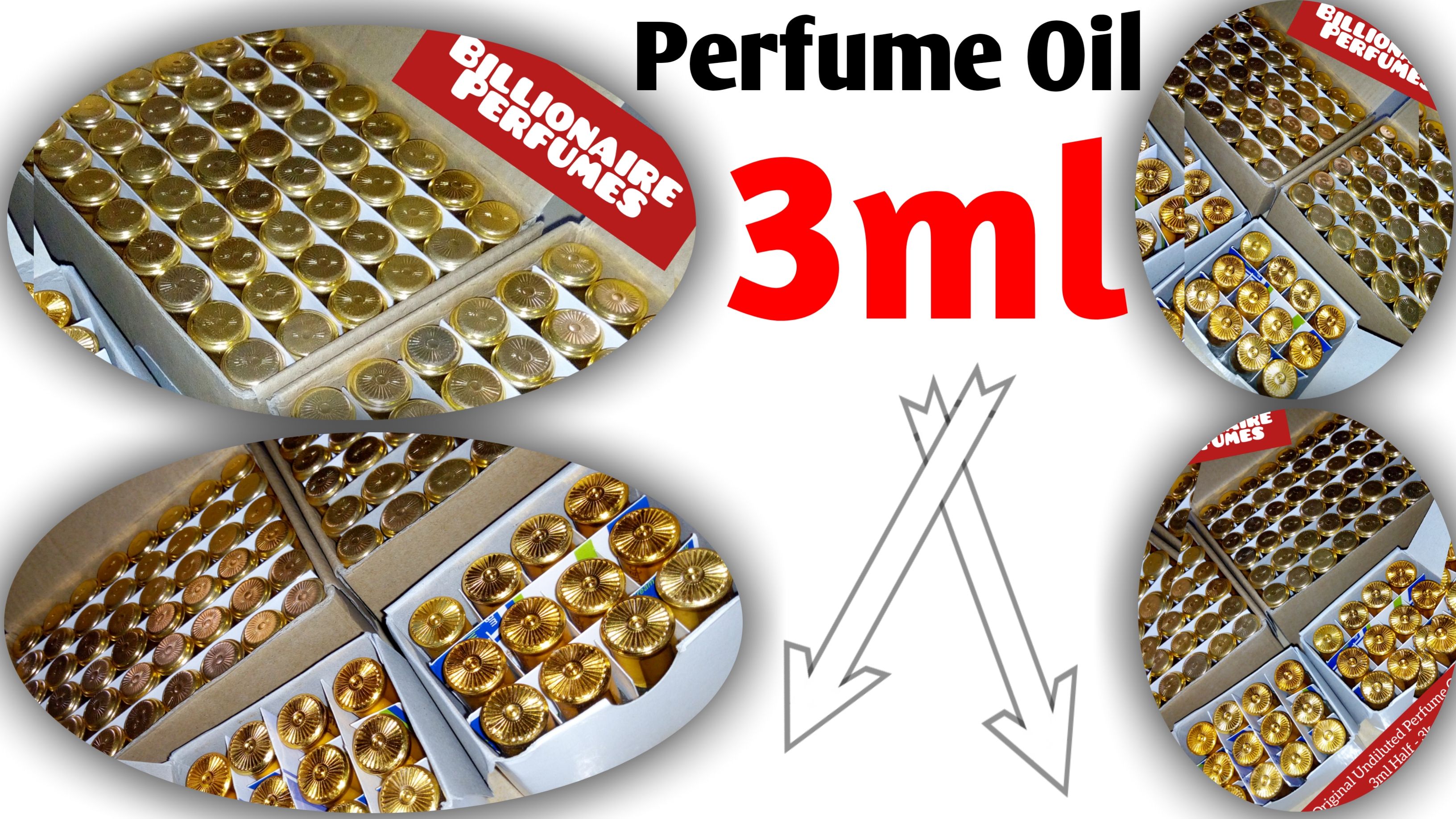 Perfume Oil by Billionaire Perfumes - 3ML x 12