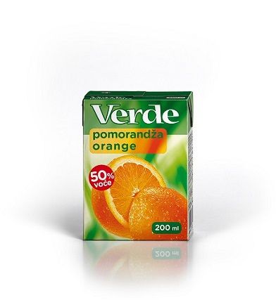 50% fruit orange nectar 200ml x 27